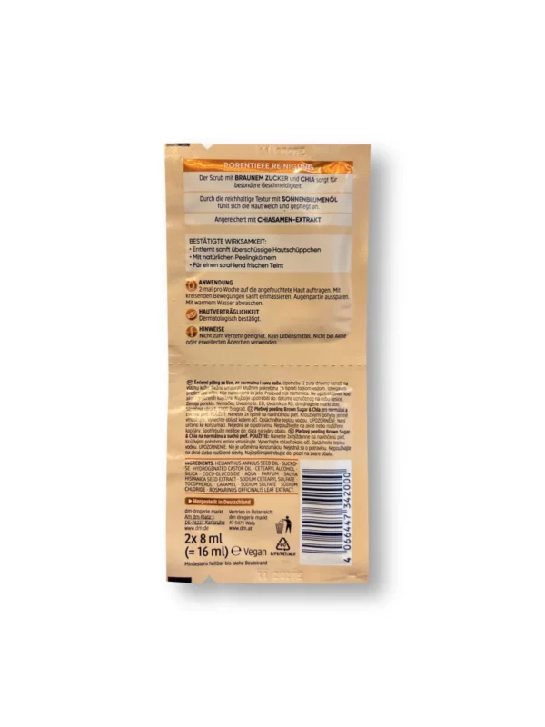 Exfoliating Brown Sugar Scrub (2x8 ml), 16 ml