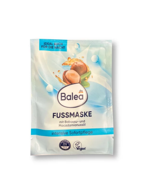 Fußmaske mit Babassu- & Macadamianussöl, 15 ml Fußmaske mit Babassu- & Macadamianussöl, 15 ml