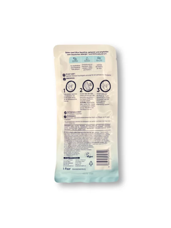 Fußmaske Socken Ultra Sensitive, (1 Paar), 2 St Fußmaske Socken Ultra Sensitive, (1 Paar), 2 St