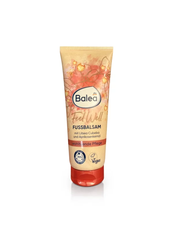 Fußbalsam Feel Well mit Litsea Cubeba & Aprikosenkernöl, 100 ml Fußbalsam Feel Well mit Litsea Cubeba & Aprikosenkernöl, 100 ml