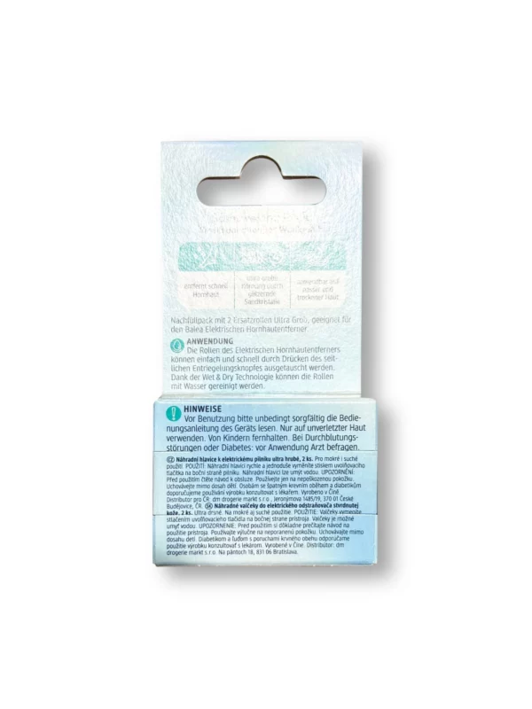 Replacement rollers callus remover (level 4) ultra coarse, 2 pcs.
