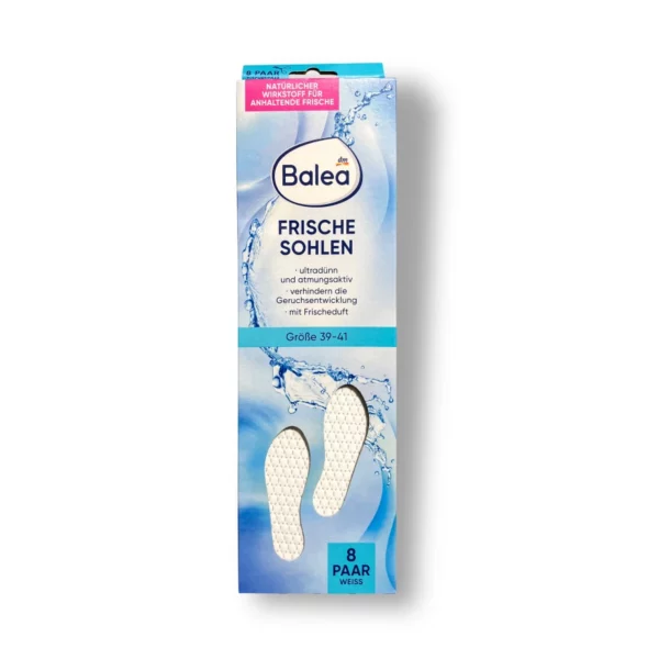 Insoles Fresh insoles white, size 39-41 (8 pairs), 16 pcs.