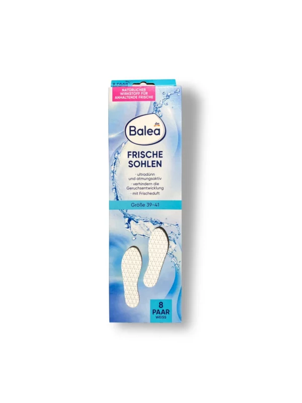 Insoles Fresh insoles white, size 39-41 (8 pairs), 16 pcs.