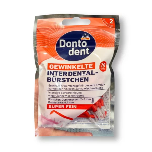 Interdentalbürsten gewinkelt ISO 2, 28 St