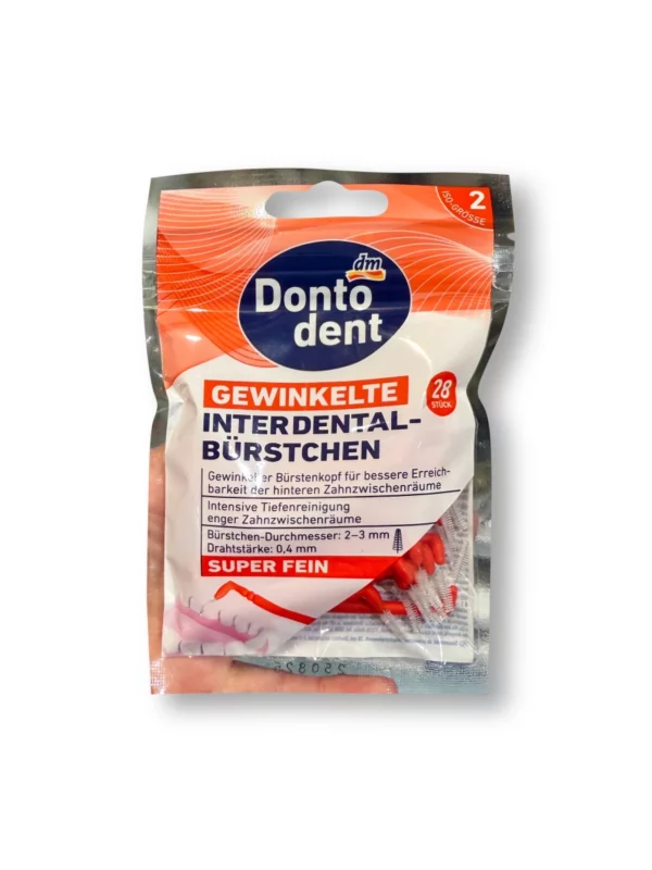 Interdentalbürsten gewinkelt ISO 2, 28 St Interdentalbürsten gewinkelt ISO 2, 28 St