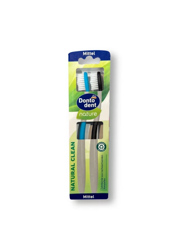 Zahnbürste nature Natural Clean mittel, 2 St