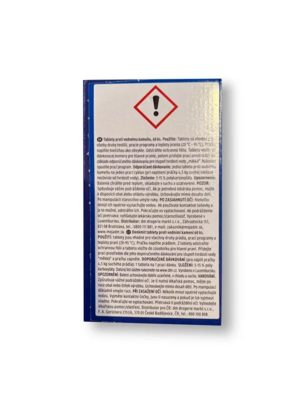 Anti-limescale tabs, 960 g