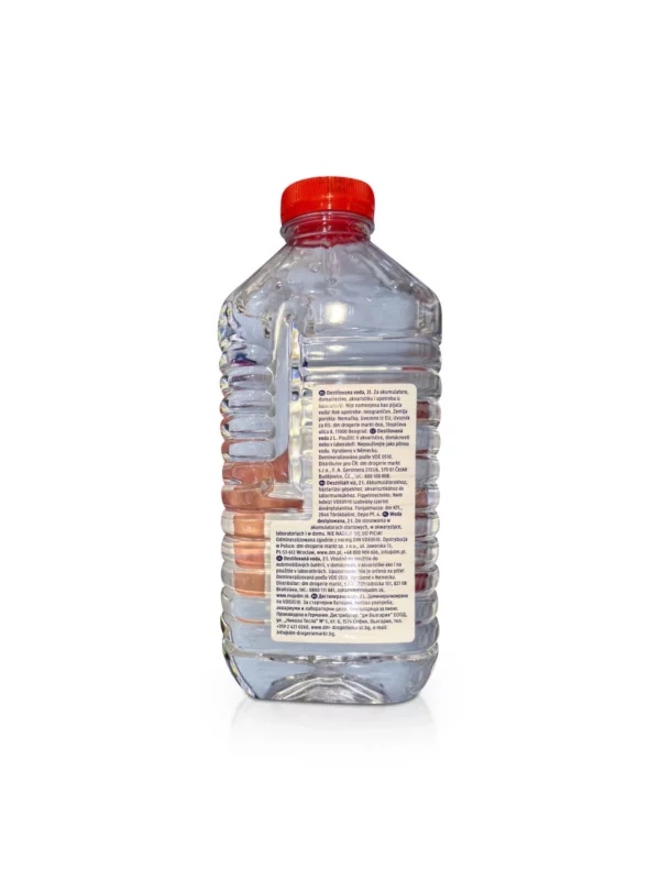 Distilled water, 2 l Distilled water, 2 l