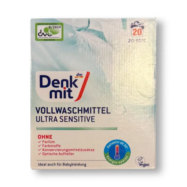 Heavy-duty detergent powder Ultra Sensitive, 20 Wl Heavy-duty detergent powder Ultra Sensitive, 20 Wl
