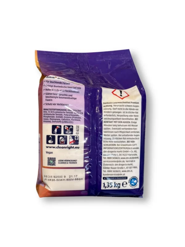 Color detergent powder, 20 Wl