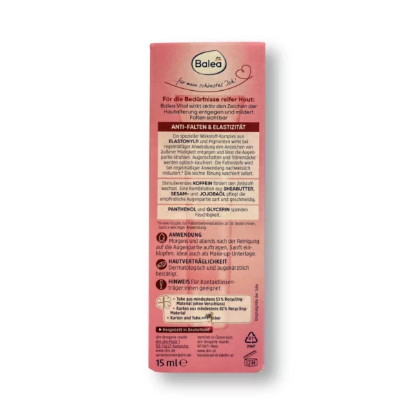 Augencreme Vital, 15 ml
