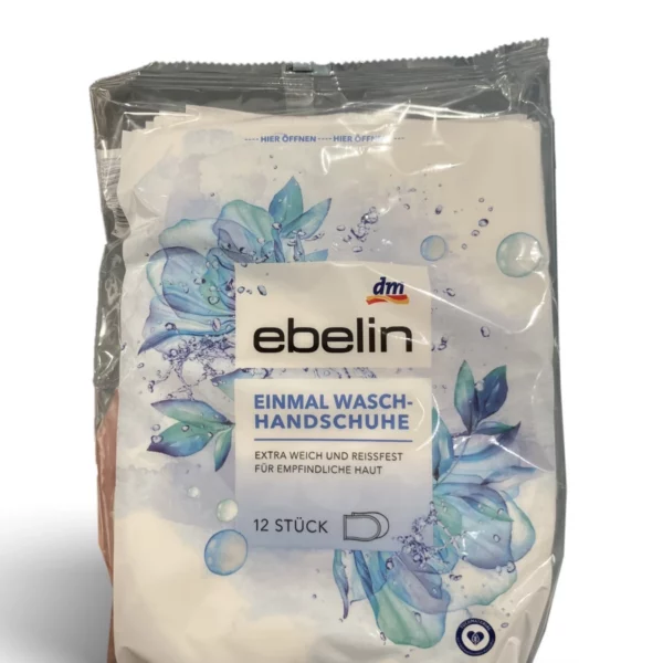 Wash gloves disposable, 12 pcs