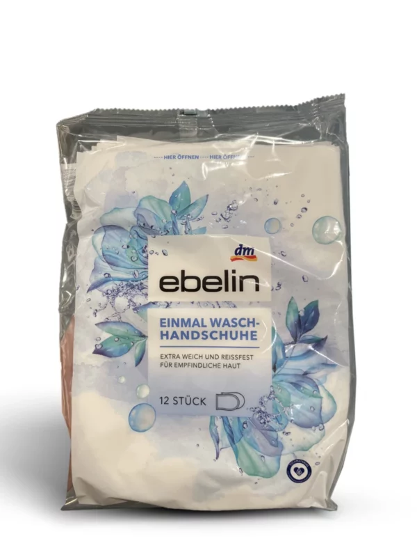 Wash gloves disposable, 12 pcs