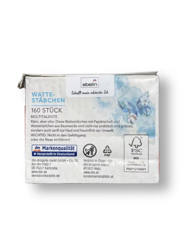 Wattestäbchen Nachfüllpack, 160 St