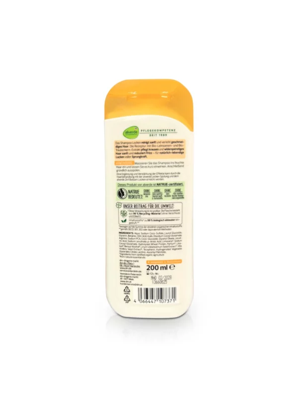 Shampoo curls linseed, grape, 200 ml