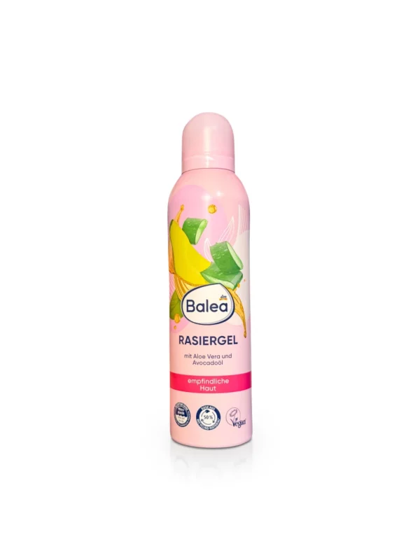 Shaving gel aloe vera & avocado oil, 200 ml