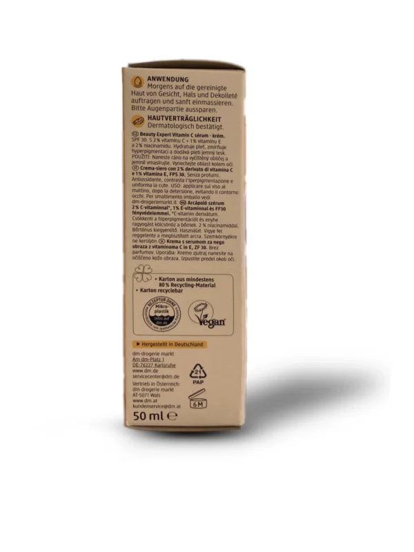Serum Beauty Expert Vitamin C Serum-Creme LSF 30, 50 ml Serum Beauty Expert Vitamin C Serum-Creme LSF 30, 50 ml