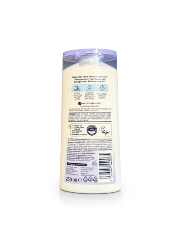 Body balm Ultra Sensitive Panthenol, 250 ml