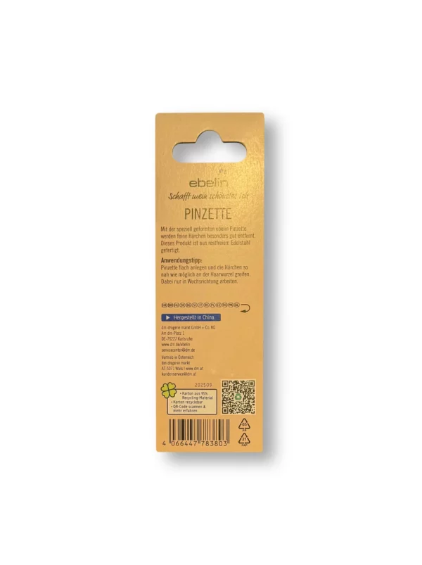 Curved tweezers, 1 pc
