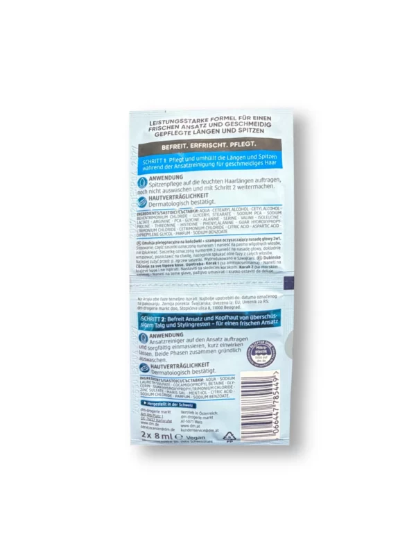 Deep cleansing, tip care & root cleanser (2x8 ml), 16 ml