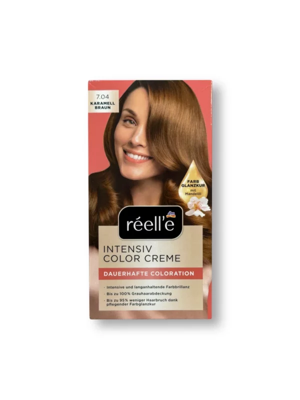 Hair color 7.04 caramel brown, 1 pc