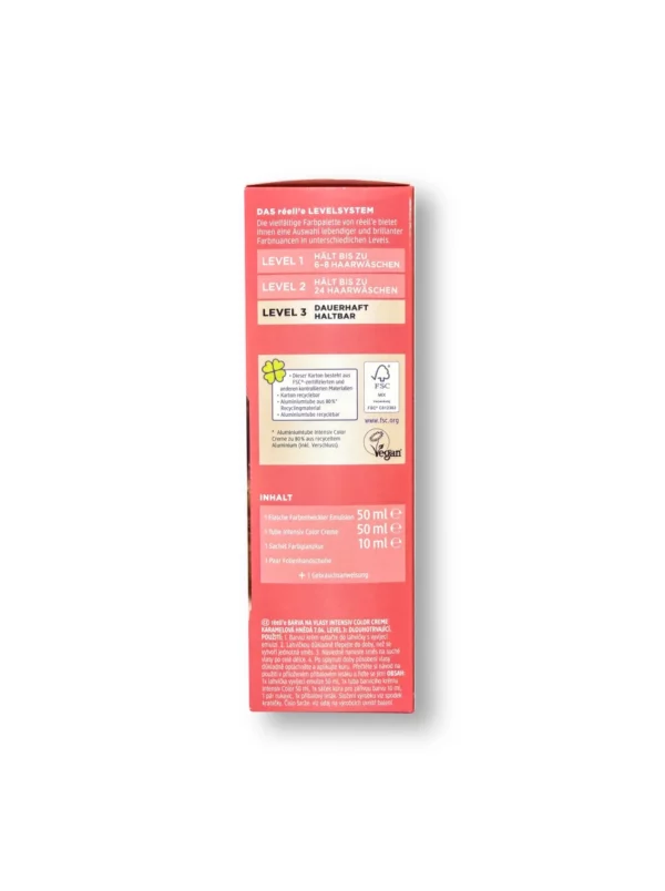 Hair color 7.04 caramel brown, 1 pc