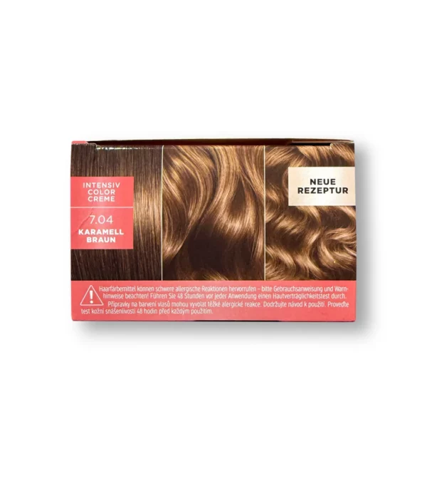 Hair color 7.04 caramel brown, 1 pc