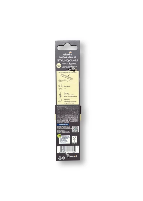 Styling comb acetate, 1 pc