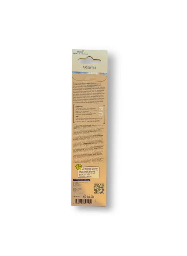 Nail file for artificial and gel nails, 1 pc