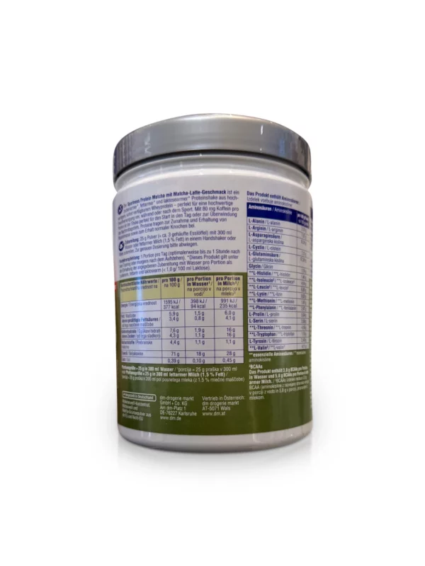 Protein powder, Matcha Latte flavor, 300 g