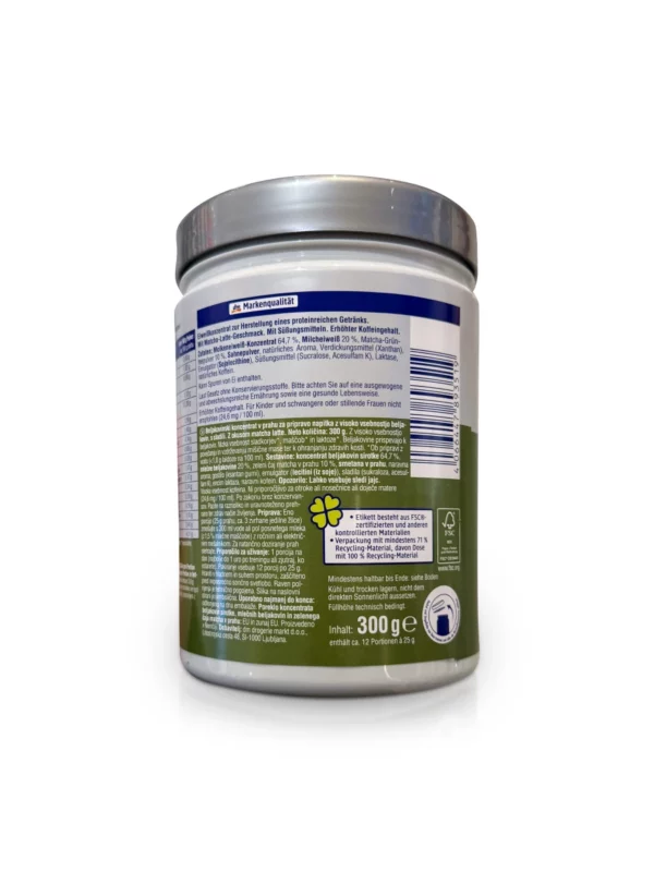 Protein powder, Matcha Latte flavor, 300 g