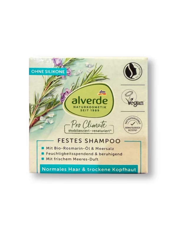 Solid shampoo rosemary extract & sea salt, 60 g Solid shampoo rosemary extract & sea salt, 60 g