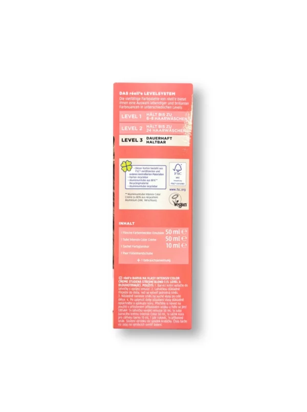 Hair color 7.11 Cool medium blonde, 1 pc