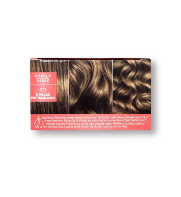 Hair color 7.11 Cool medium blonde, 1 pc