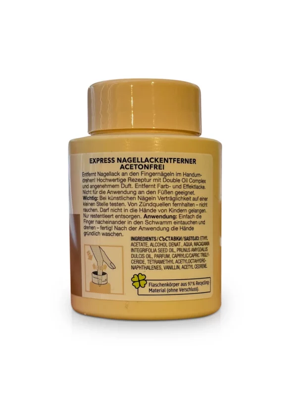 Nail polish remover Professional Express, 75 ml Nail polish remover Professional Express, 75 ml