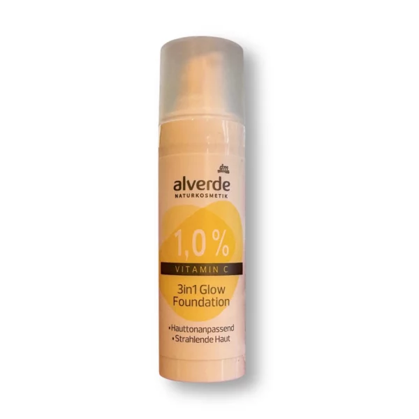 Foundation 3in1 Glow with 1% vitamin C, 30 ml
