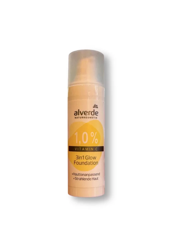 Foundation 3in1 Glow with 1% vitamin C, 30 ml