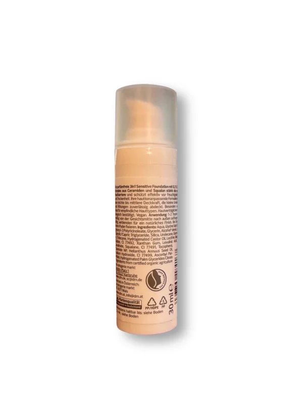 Foundation 3in1 Sensitive with 0.3% ceramide complex, 30 ml
