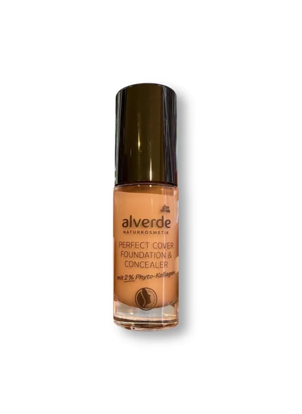 Foundation & Concealer Perfect Cover with 2% Phyto-Collagen 10 Vanilla, 25 ml