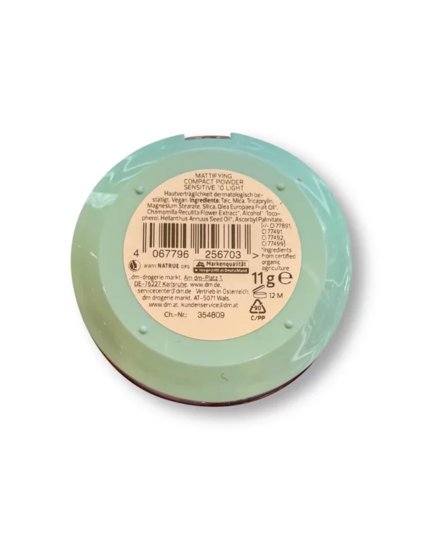 Compact powder Mattifying Sensitive 01 Light, 11 g