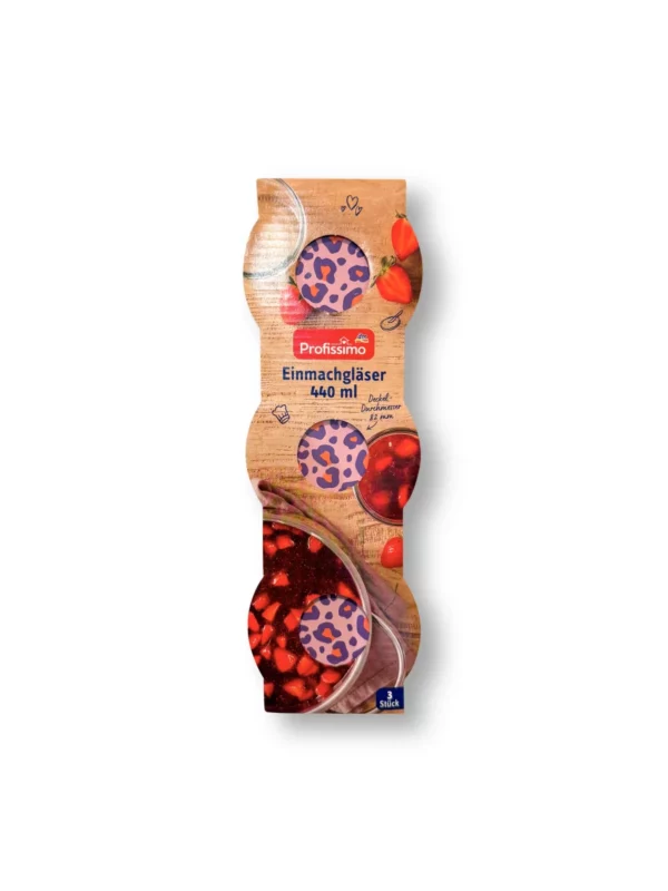 Preserving jars 440ml, 3 pcs Preserving jars 440ml, 3 pcs