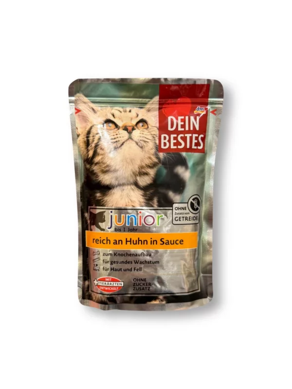 Wet cat food Kitten rich in chicken in sauce, Junior, 100 g Wet cat food Kitten rich in chicken in sauce, Junior, 100 g