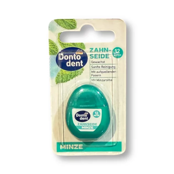 Dental floss mint travel size, 12 m