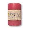 Candle rustic 100/68 berry, 1 pc Candle rustic 100/68 berry, 1 pc