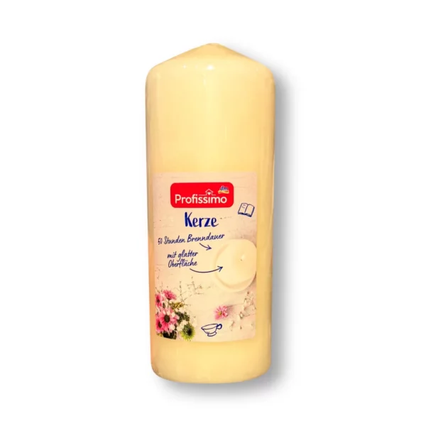 Candle smooth 150/60 champagne, 1 pc