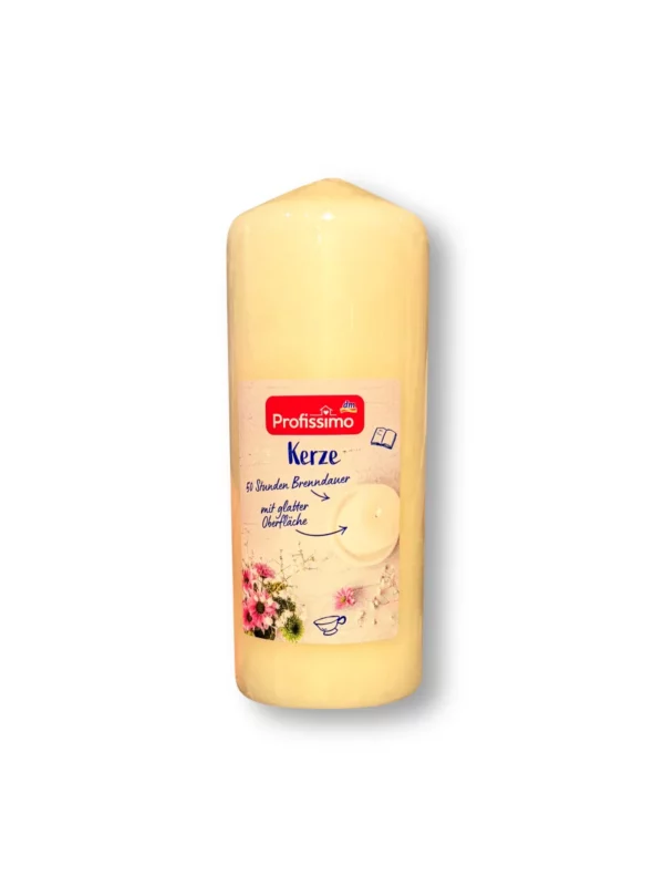 Candle smooth 150/60 champagne, 1 pc