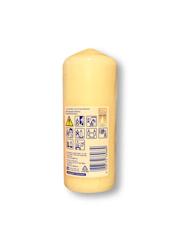Candle smooth 150/60 champagne, 1 pc
