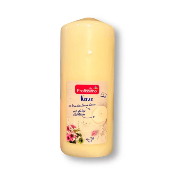 Candle smooth 170/70 champagne, 1 pc