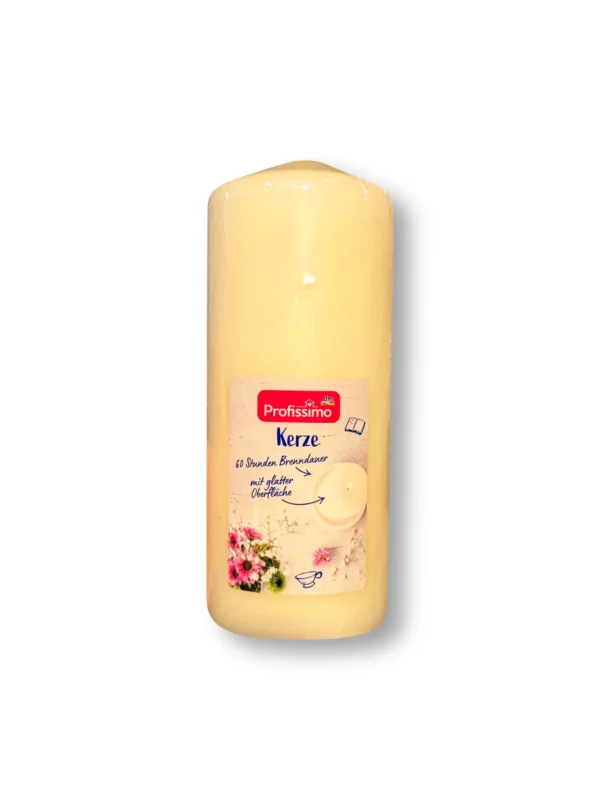 Candle smooth 170/70 champagne, 1 pc