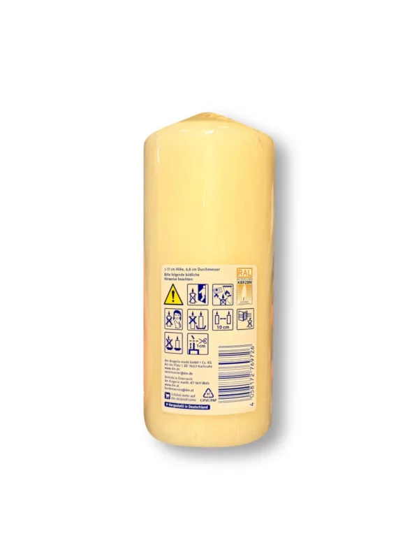 Candle smooth 170/70 champagne, 1 pc